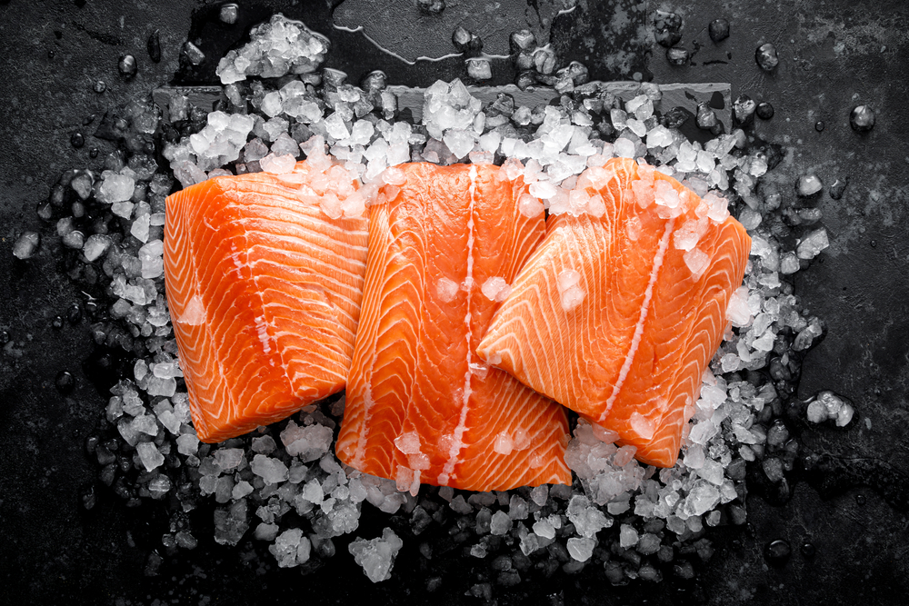 Frozen salmon isn’t as nutritious
