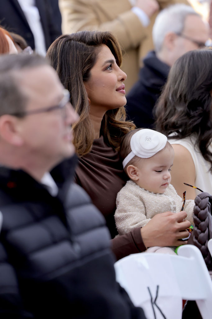 Nick Jonas and Priyanka Chopra Show Off Their Daughter 